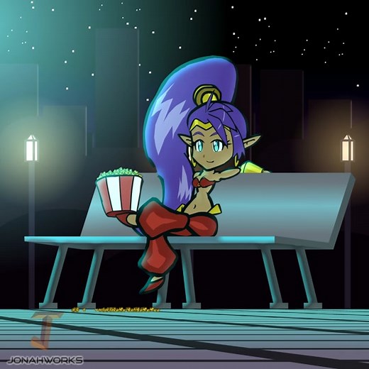 Shantae and a movie #shantae #animation #cute