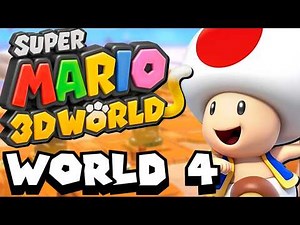 Super Mario 3D World | World 4 w/ Toad - Shiruetto Plush Gameplays