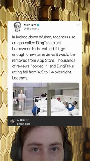 Kids Tank Dingtalk Ratings To Dodge Homework In Wuhan