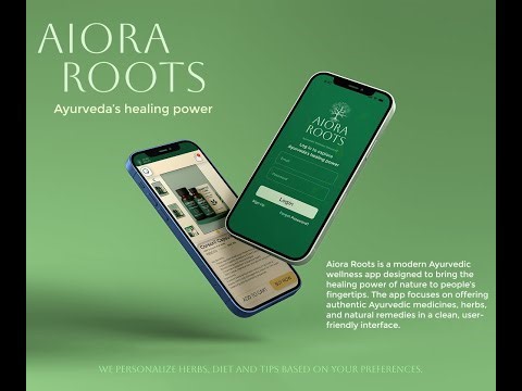 Aiora Roots | Ayurvedic Medicine Application | UI Design