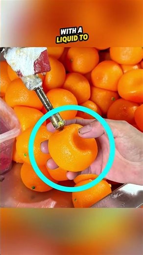 Fake Oranges Exposed 🍊 #shorts