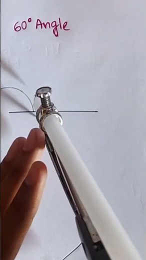 60 Degree Angle With Compass