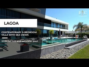 Algarve property for sale - Porches - 5-bedroom villa with sea views and saltwater pool