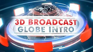 3D Broadcast Globe (Text Version) | Renderforest