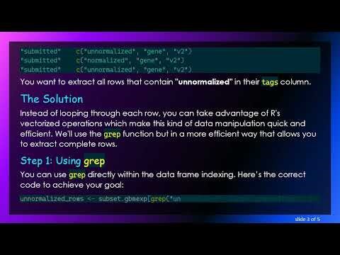 How to Extract Rows from a Data Frame by Identifying a Character String in R