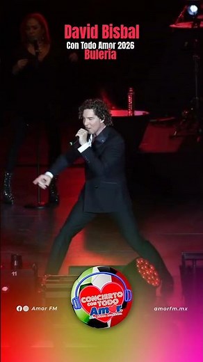 David Bisbal at the #ConTodoAmor 2026 Concert