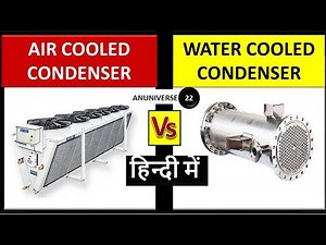 Air Cooled Condenser and Water Cooled Condenser Difference (हिन्दी में)