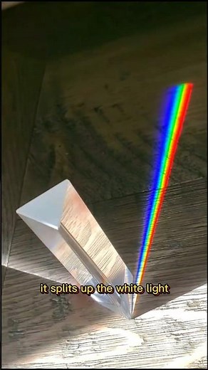 How a Prism Turns Light into a Rainbow Explained #shorts #virul