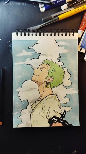 Zoro Drawing✨✏️|#animedrawing #zorodrawing