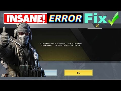 how to fix codm ban - Your game data is abnormal, check your game environment