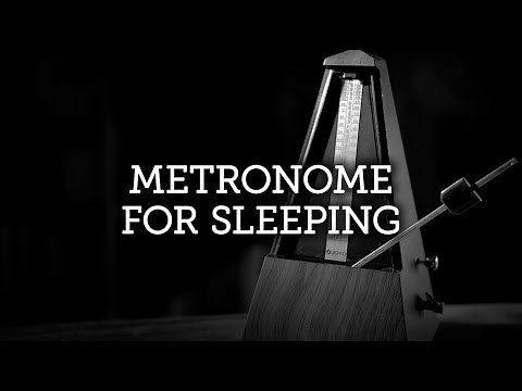 Metronome For Sleeping | 10 Hours | Black Screen | No Mid-Roll Ads | For Sleep and Concentration