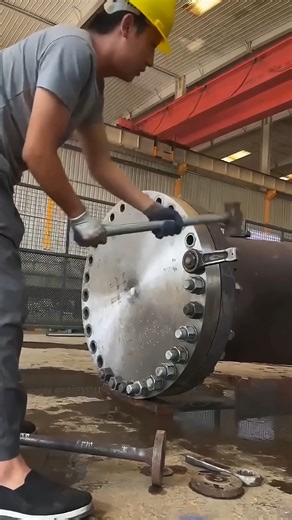 Elbow pipe seal treatment #LeakProofing #PipeFittingWork #SealItRight #IndustrialMaintenance | George Washington Speaks