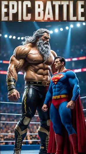 Epic Battle: Zeus vs Superman 🌩️