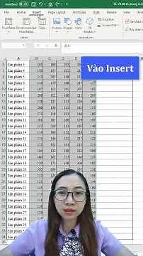 Tuyệt chiêu vẽ hàng loạt biểu đồ đường trong Excel | Nguyễn Thị Hường