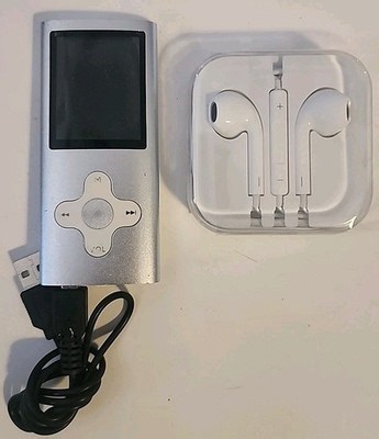 Eclipse MP3 Digital Music Video Player 4GB M-180SL Silver Charger Earbuds Bundle | eBay