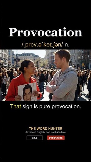 Provocation | The Word That Starts a Fight on Purpose · B2 Upper-Int