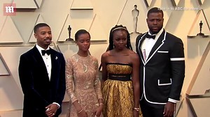 Video: Wakanda Forever! The cast of Black Panther at the 2019 Oscars | Daily Mail Online