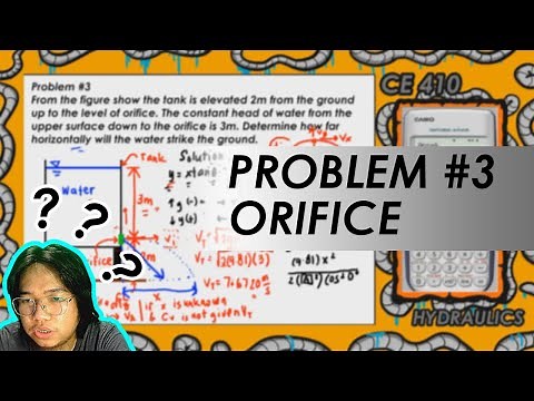 Fluid Flow Measurement - Problem #3 Orifice (Constant Head) - PAANO