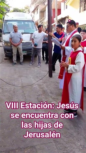 VIII Estación: Jesús se encuentra con las hijas de Jerusalén #8va #VIII #viacrucis #viernessanto #fe