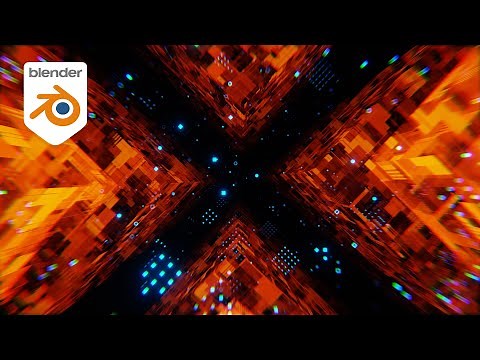 Easy Scifi Infinite Loop in Eevee (Blender Tutorial)