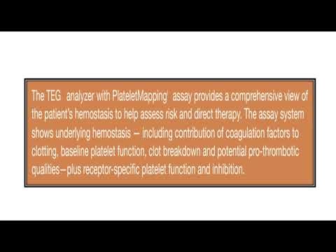 Platelet Mapping Video No 974