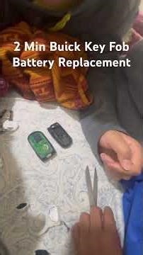 Buick Key Fob Battery Replacement #Buick #cars #diy