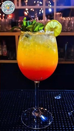 The Sunrise Mocktail | Easy & Refreshing Summer Drink 🍹 #shorts