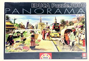 3000 Pieces Jigsaw Puzzles Educa Borras Panorama "global World" #15545 - Etsy Canada