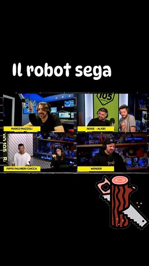 32K views · 547 reactions | Wender e il robot sega | Lo Zoo di 105 | Facebook