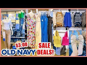💙OLD NAVY DEALS AND SALE‼️NEW CLOTHING SALE 30%-50%OFF DRESS TOPS & BOTTOMS‼️SHOP WITH ME❤︎