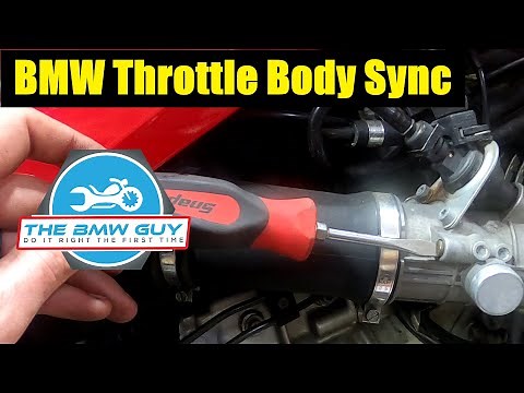 BMW R1100, R1150, R850 Throttle Body Sync DIY How to