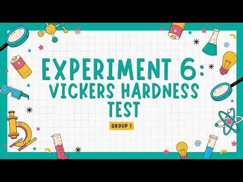 Exp 6 Vickers Hardness Test by Group 1 (Lab Basic Science)