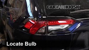 Reverse Light Replacement 2021 Toyota RAV4 Hybrid XLE 2.5L 4 Cyl.