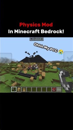 Physics Mod in Minecraft Bedrock Edition! 😯😯