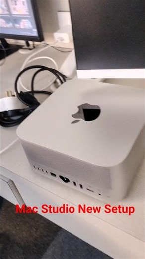 Mac Studio New Setup Mini Vlog Day 29/365 #minivlog #shortvideo #shorts #macstudio #newsetup