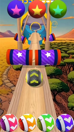 Balls of Fire Color Changing Challenge Going Balls #gaming #shorts #goingballs