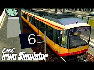 MSTS #18 Zweisystemstadtbahn von Karlsruhe nach Rastatt ☆ Let's Play Microsoft Train Simulator