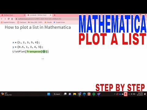 ✅ How To Plot A List In Mathematica 🔴