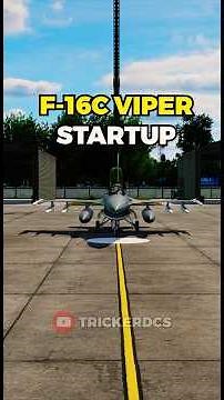 F-16 Viper Cold Start in DCS World #shorts