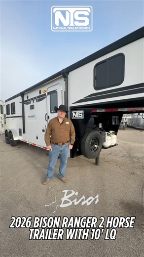 1.9K views · 14 reactions | New 2026 Bison Ranger 2 Horse Gooseneck...