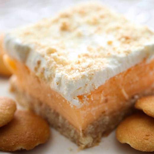 42K views · 387 reactions | Orange Sherbet Dessert... This dessert is SO easy and so delicious! The perfect refreshing summer dessert! RECIPE HERE: https://www.chef-in-training.com/2014/06/orange-sherbet-dessert/ | Chef In Training | Facebook