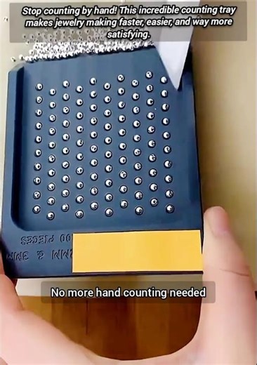 Amazing Tool Counts Exactly One Hundred Beads In Seconds