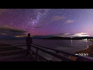 Aurora Australis illuminates sky over Tasmania | ABC News