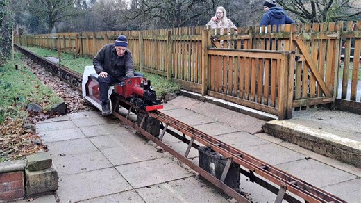 Today we had three locomotives in steam and completed two boiler tests. The engine videoed is a model of an American loco built for British military service in WW1; the builder was ALCO. It had a good run today with minor lubrication problems. It will now have the side tanks installed. | Ribble Valley Live Steamers