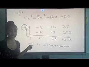 How to Use Upper & Lower Bounds to Find Zeros of Polynomials (Synthetic Division Guide)