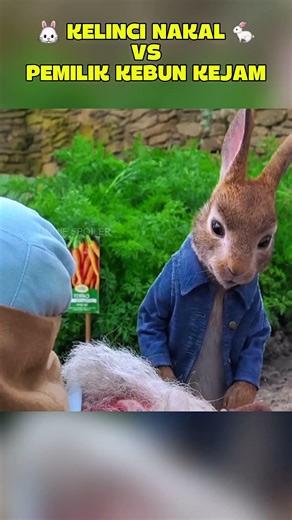 This rabbit was caught by a cruel garden owner 😱 The ending is beyond Nurul 🤧