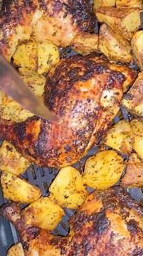 recette poulet rôti au air fryer #recetterapide #recettefacile #airfryer #pouletairfryer #poulet