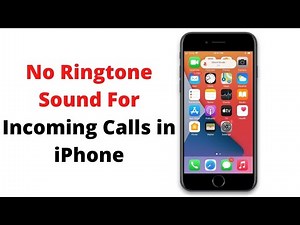 iPhone Not Ringing on incoming calls | No Sound For Incoming Call