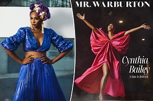 Cynthia Bailey channels Diana Ross in glam '70s-inspired fashion spread