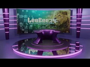 VIRTUAL SETS USING BLENDER 2.83